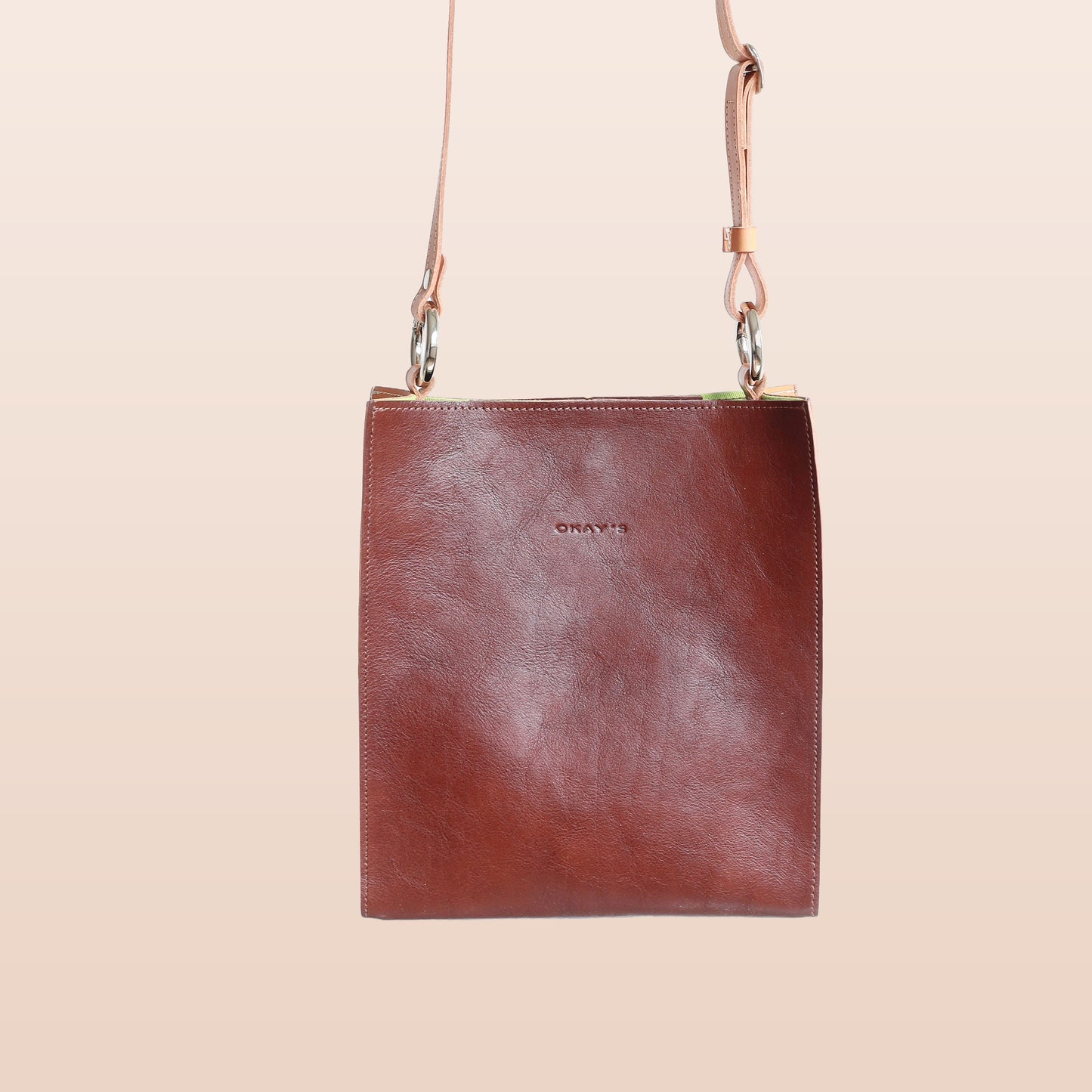 Pieni olkalaukku, mokka / beige