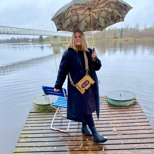 Puuvillainen pikkulaukku Nelli