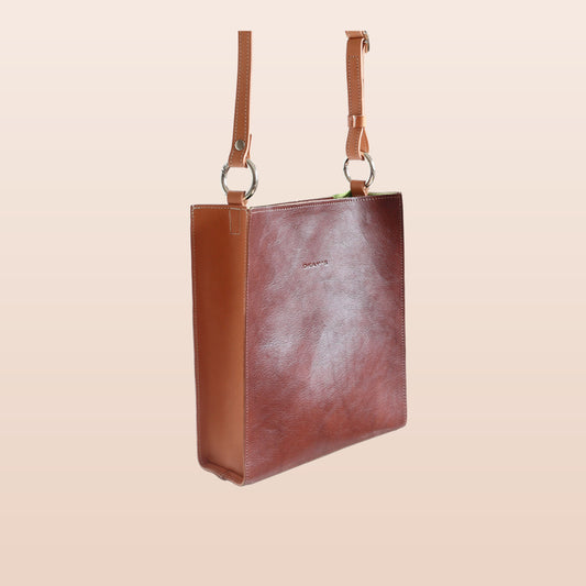 Pieni olkalaukku, mokka / beige