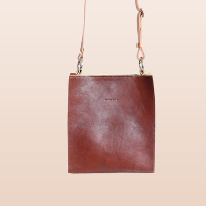 Pieni olkalaukku, mokka / beige