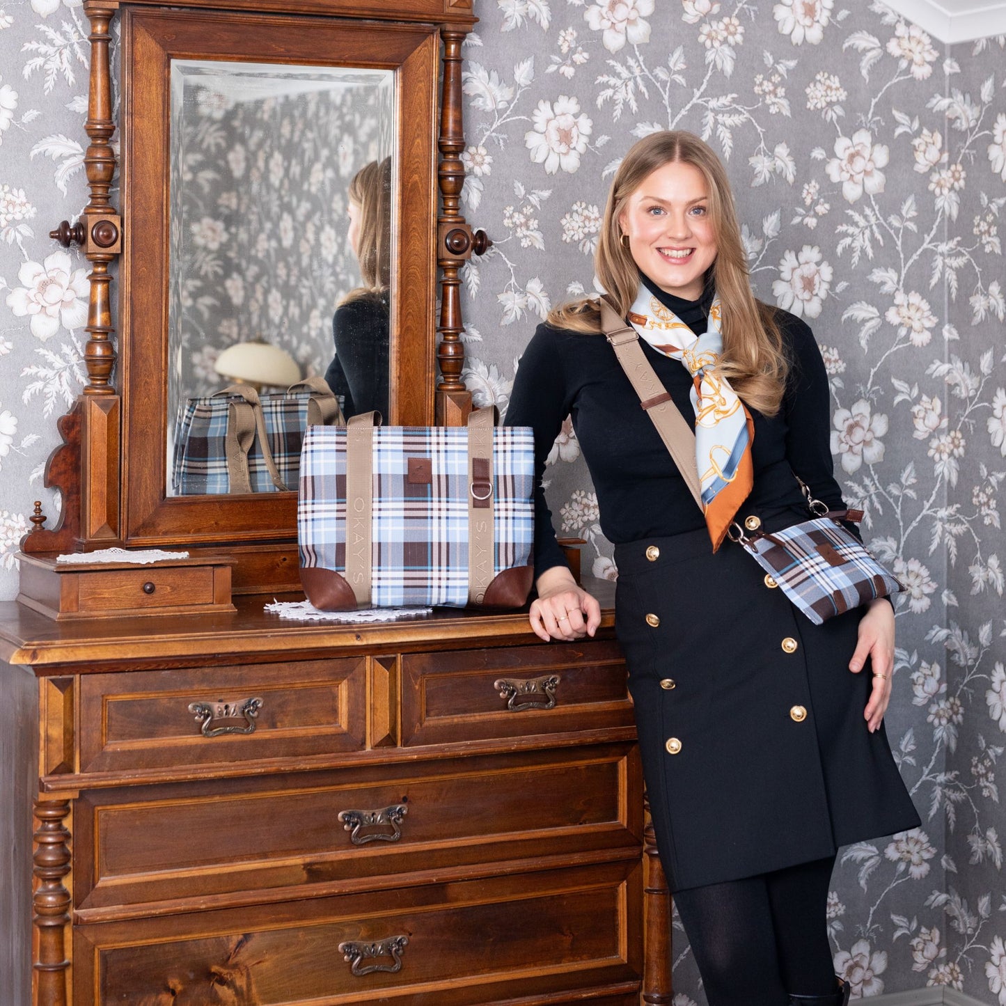 Olkalaukku Inka, omasta loimesta